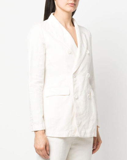 Double Breasted Gabardine Jacket