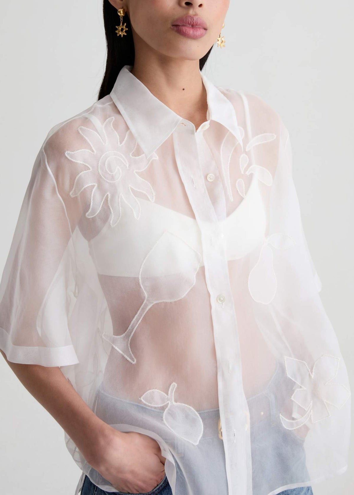 EMMA TOP IN TIPSY SUN by AG JEANS