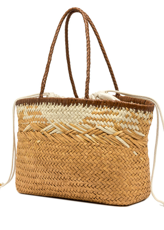 Paloma Bag In Naturale by Gianni Chiarini at MOYA