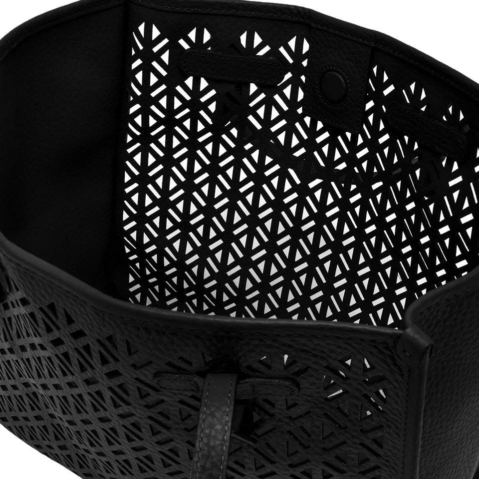 MARCELLA PERFORATED LEATHER TOTE