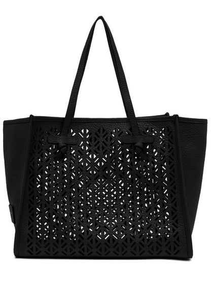 MARCELLA PERFORATED LEATHER TOTE
