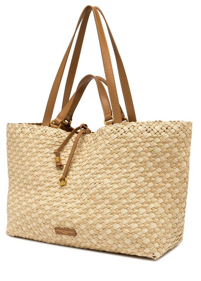 Mercy Bag In Naturale by Gianni Chiarini at MOYA