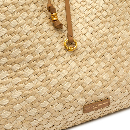Mercy Bag In Naturale by Gianni Chiarini at MOYA