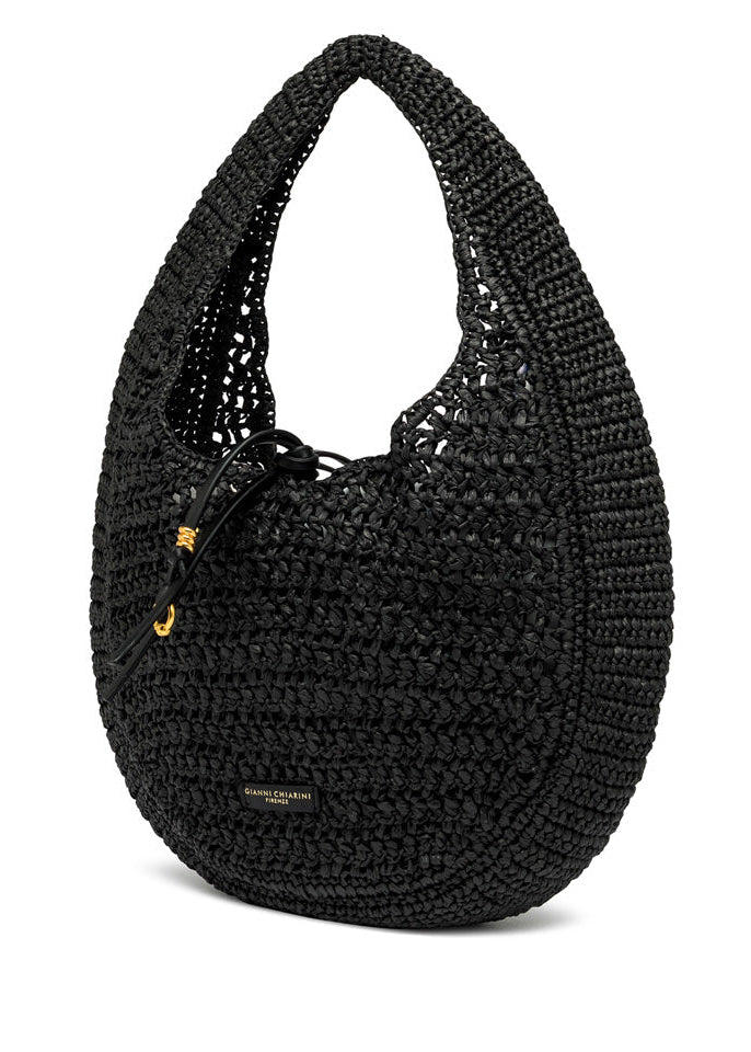 Nefeli Bag In Nero by Gianni Chiarini at MOYA