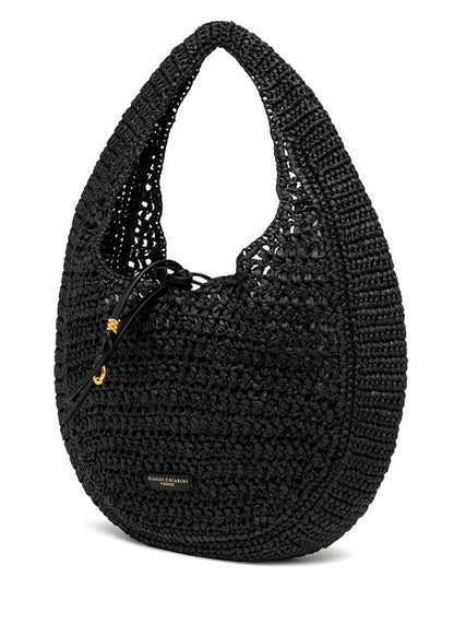 Nefeli Bag In Nero by Gianni Chiarini at MOYA