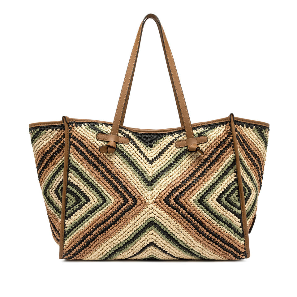 MARCELLA BAG WILLOW RAFFIA