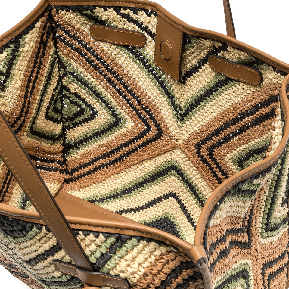 MARCELLA BAG WILLOW RAFFIA