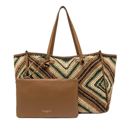 MARCELLA BAG WILLOW RAFFIA