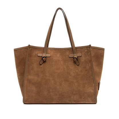 MARCELLA BAG CARAMEL SUEDE