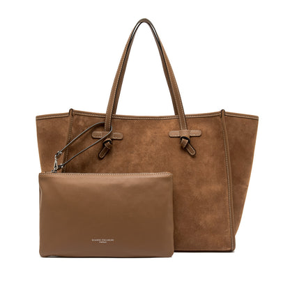 MARCELLA BAG CARAMEL SUEDE