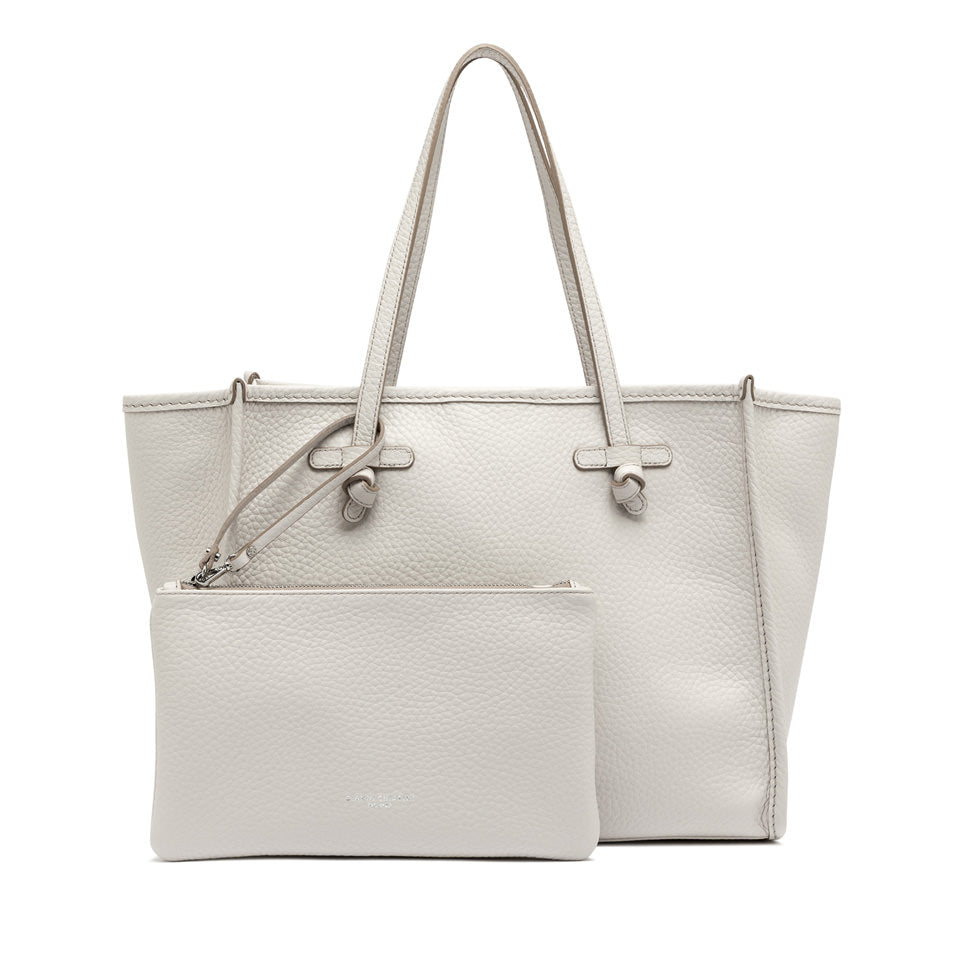 MARCELLA BAG LEATHER SABBIA