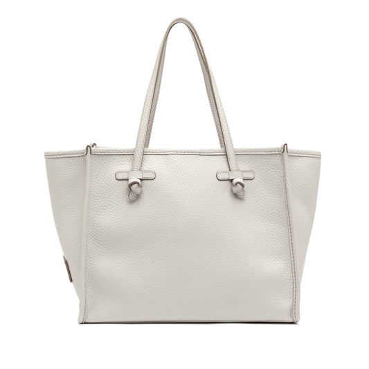 MARCELLA BAG LEATHER SABBIA