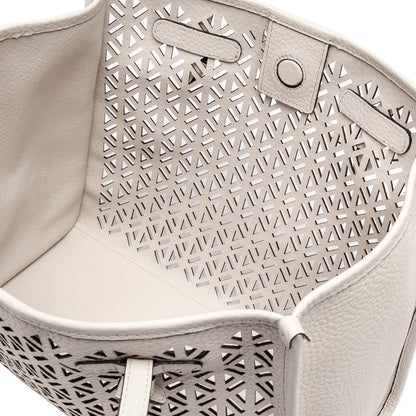 MARCELLA PERFORATED LEATHER TOTE