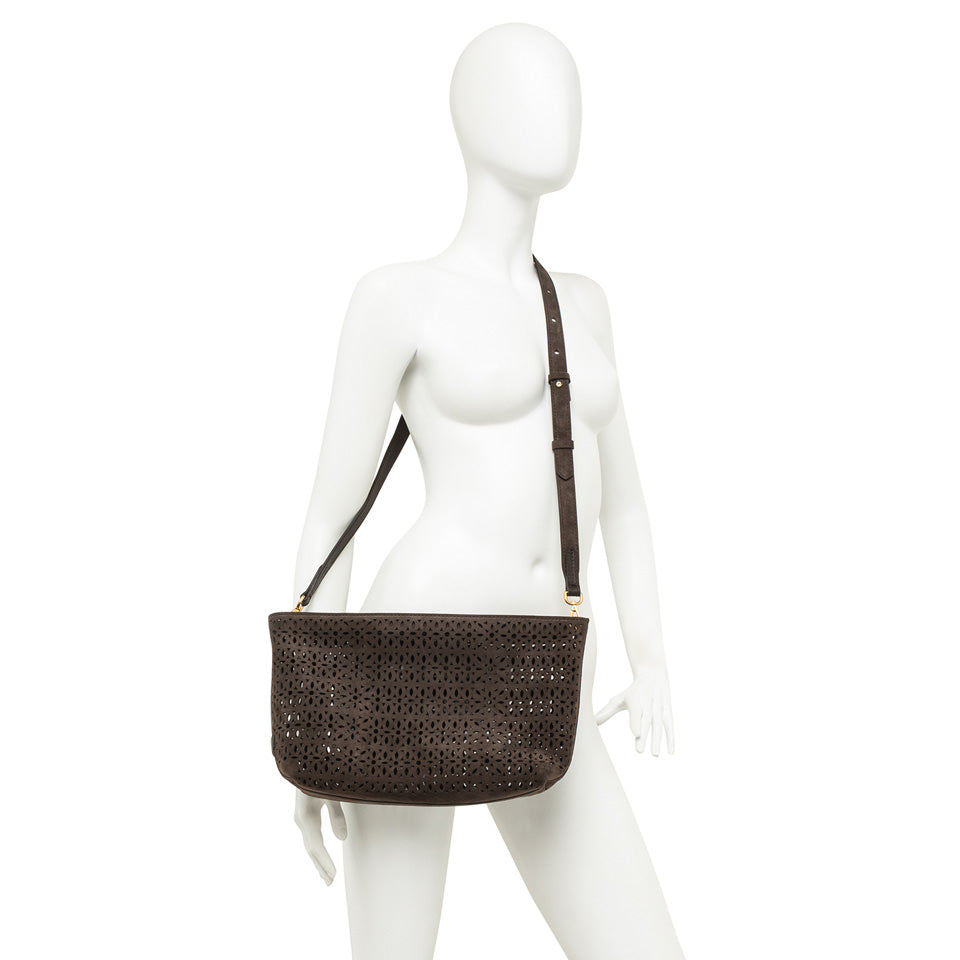 MASHUP SMALL LASER CUT BAG MOKA