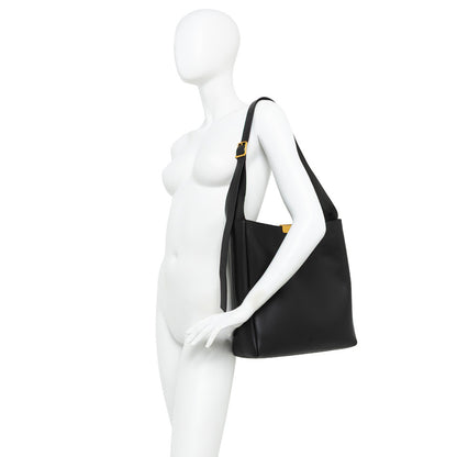 JO SHOULDER BAG W METAL CLOSURE BAG NERO
