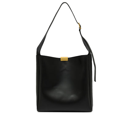 JO SHOULDER BAG W METAL CLOSURE BAG NERO