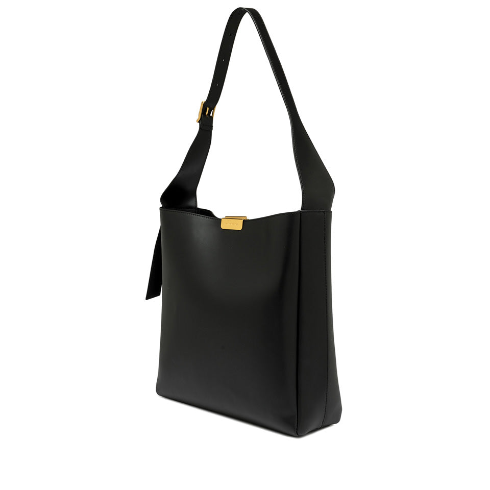 JO SHOULDER BAG W METAL CLOSURE BAG NERO