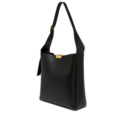 JO SHOULDER BAG W METAL CLOSURE BAG NERO