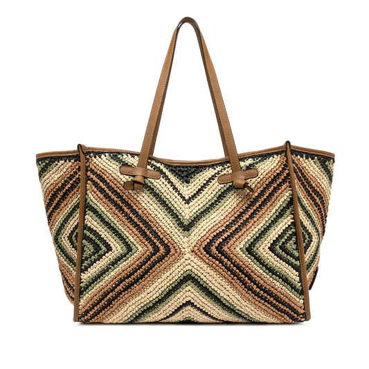 MARCELLA BAG WILLOW RAFFIA