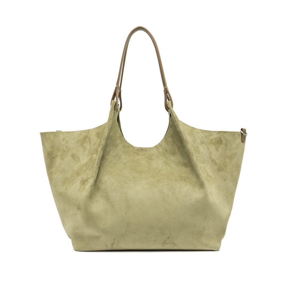 DUA SUEDE BAG WILLOW LARGE