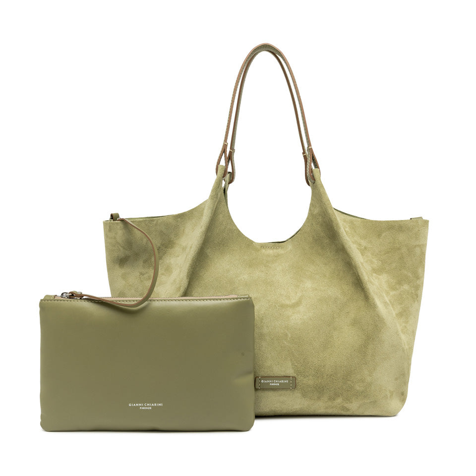 DUA SUEDE BAG WILLOW LARGE