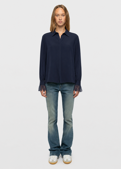THELY LACE CDC BLOUSE IN ENCRE