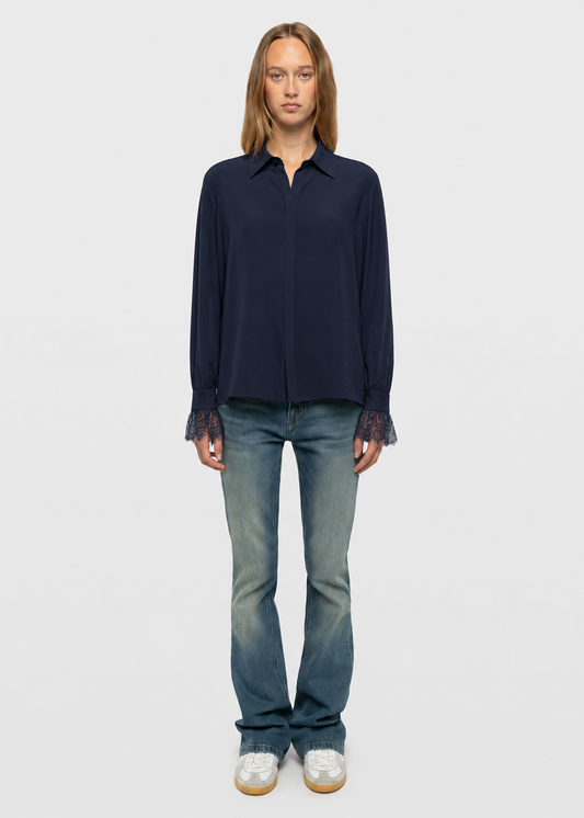 THELY LACE CDC BLOUSE IN ENCRE