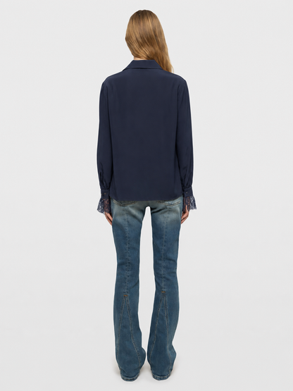 THELY LACE CDC BLOUSE IN ENCRE