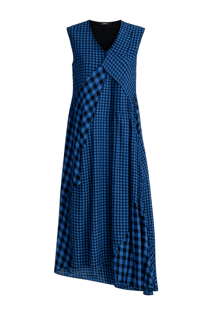 PORTAL CHECKED DRESS