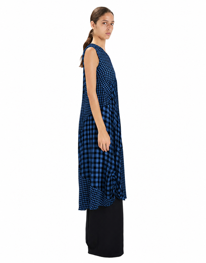 PORTAL CHECKED DRESS