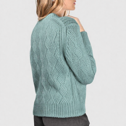 CREW NECK SWEATER - SEAFOAM GREEN