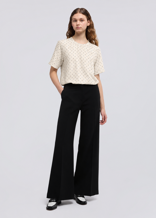 Subtle Polka Dot Silk Top Mod. 5673 by ASPESI - view 1