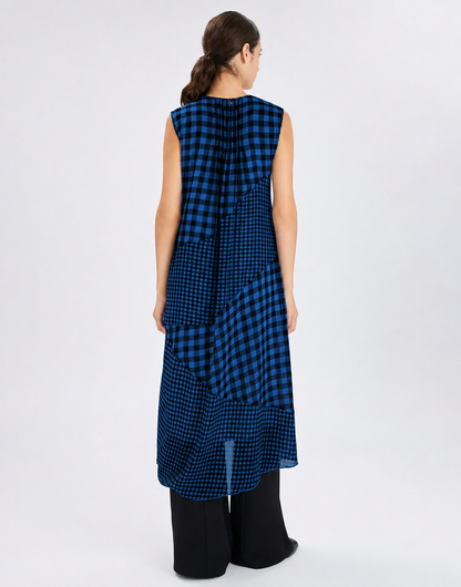 PORTAL CHECKED DRESS