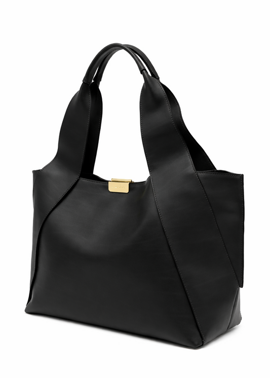 VIVI LEATHER BAG NERO