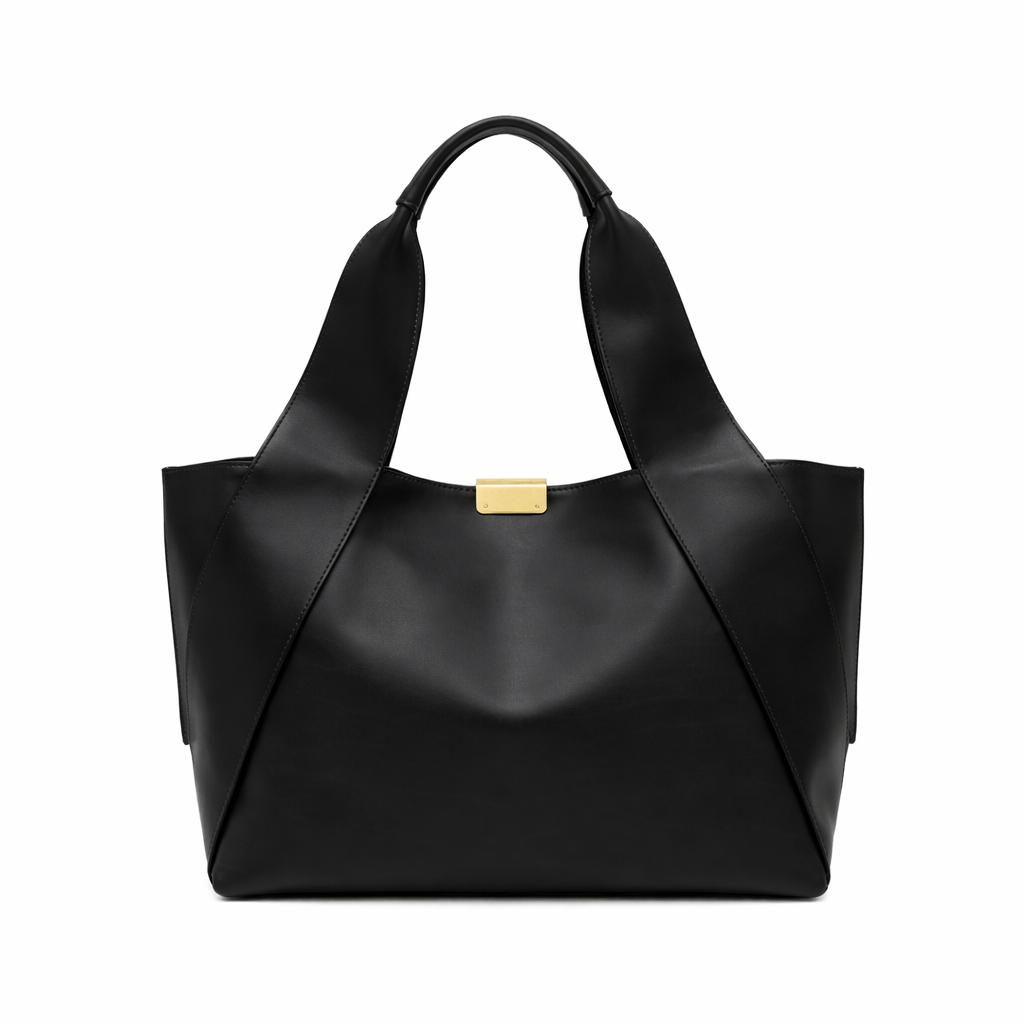 VIVI LEATHER BAG NERO