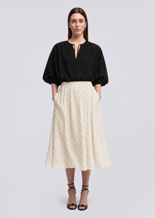 Silk Midi Skirt With Dot Print Mod. 2289 by ASPESI - view 1
