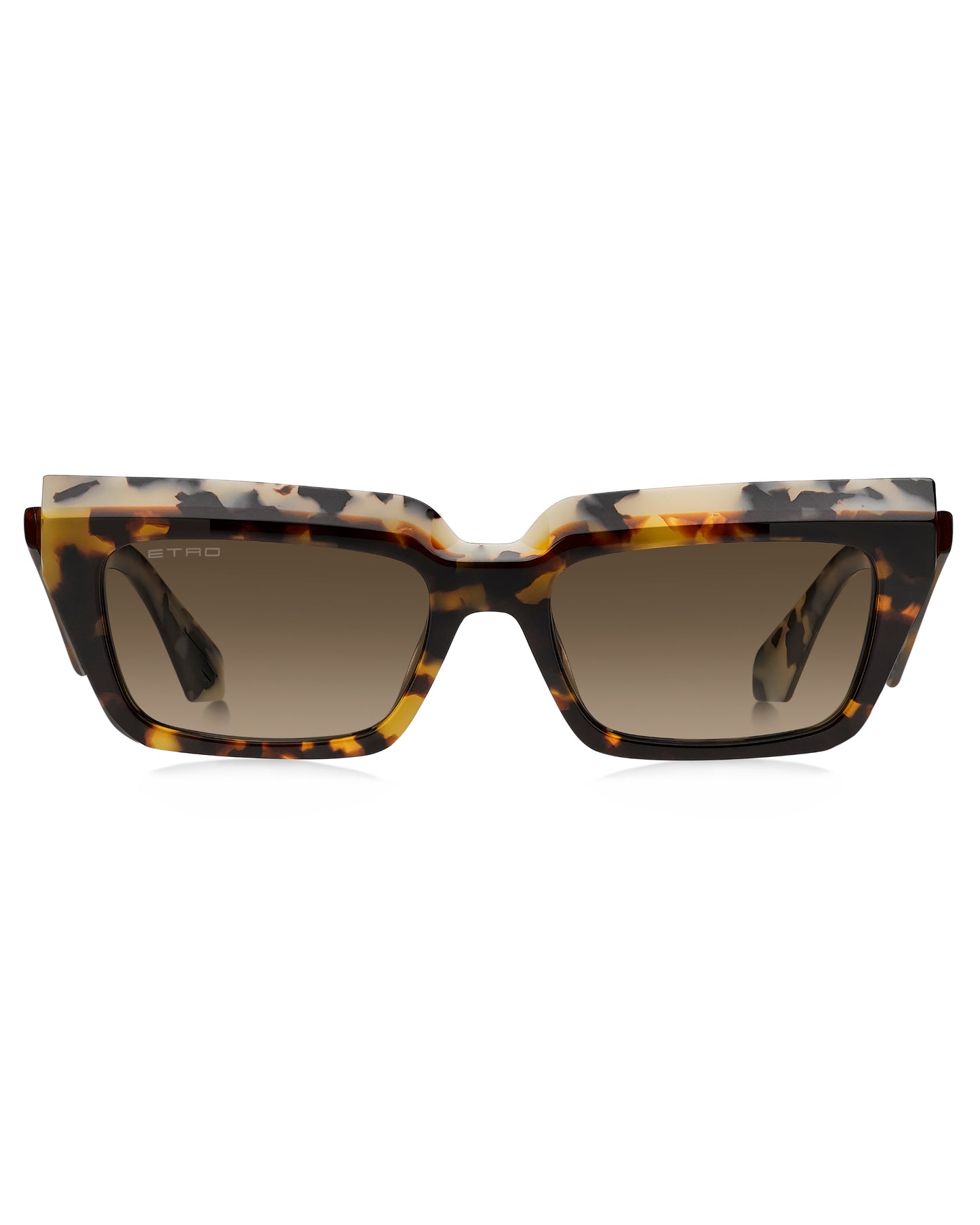 ETRO ANGLED TAILORING MULTI TORT SUNGLASSES