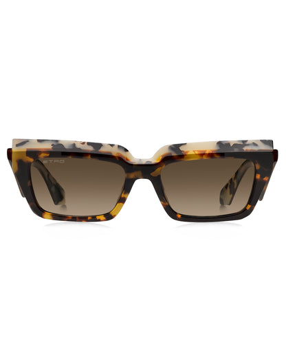 ETRO ANGLED TAILORING MULTI TORT SUNGLASSES