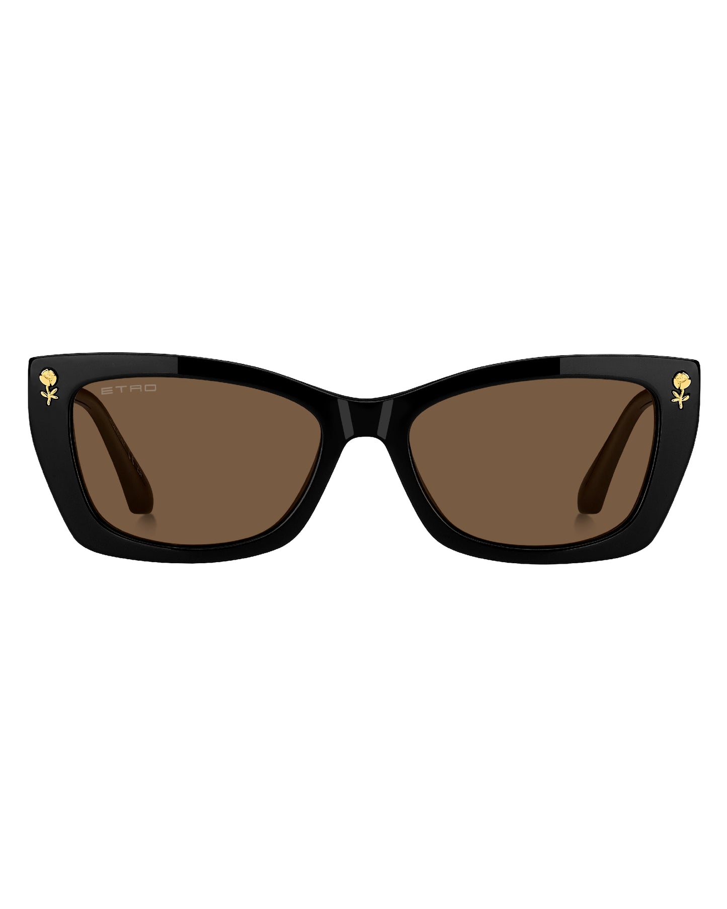 NARROW ROSE EMBLEM BLACK W YELLOW LENSE