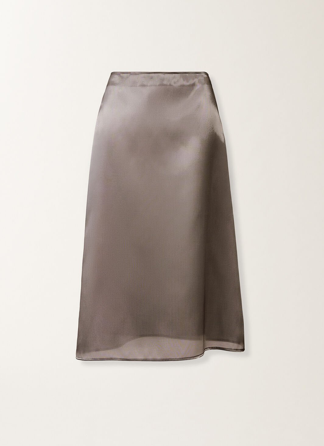 WATER REFLECTION ORGANZA MIDI SKIRT