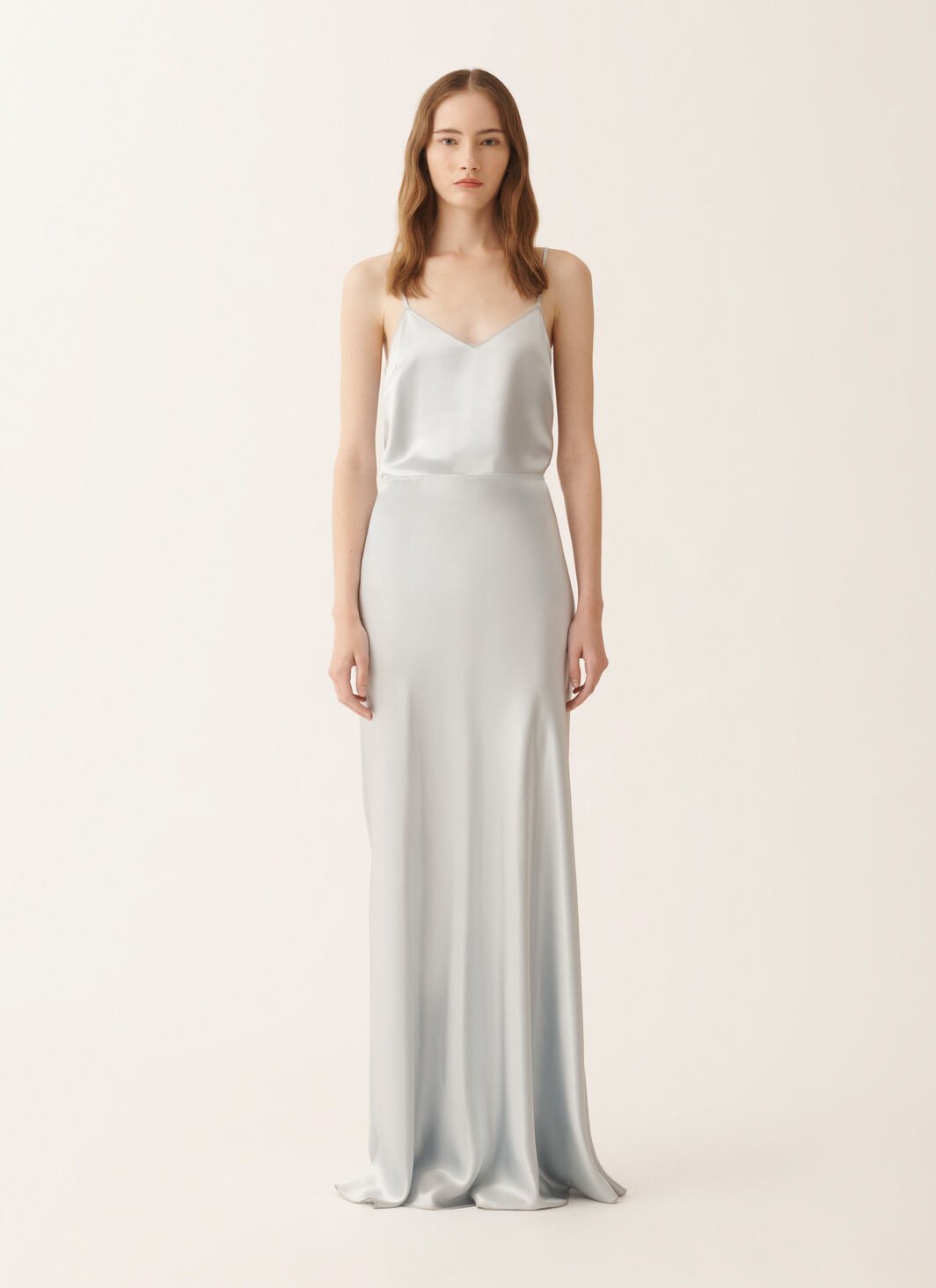 ASYMMETRICAL FLARE MAXI SKIRT