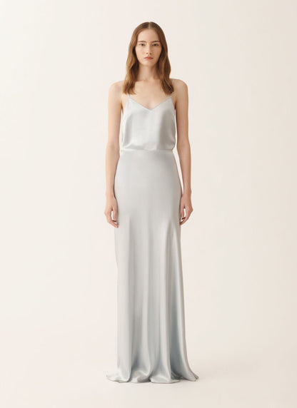 ASYMMETRICAL FLARE MAXI SKIRT