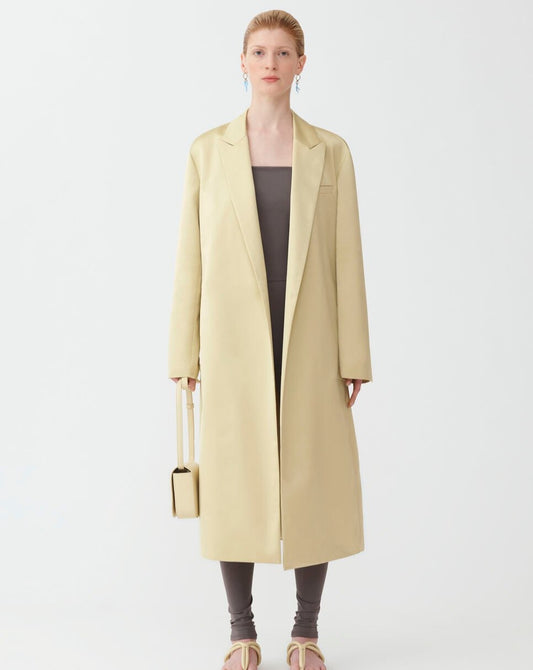 SATIN DUCHESSE DUST COAT