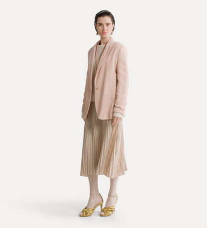 Fluid Ribbed Velvet Blazer Loto by Forte Forte - view 4
