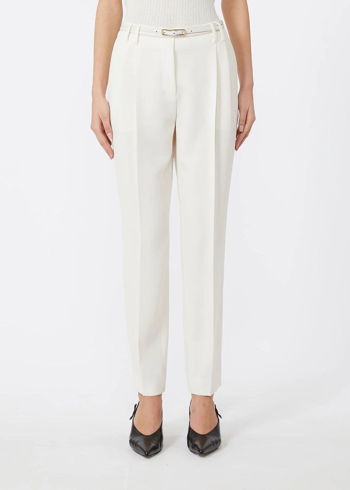 Gisella Pant In Ivory by Max Mara Studio