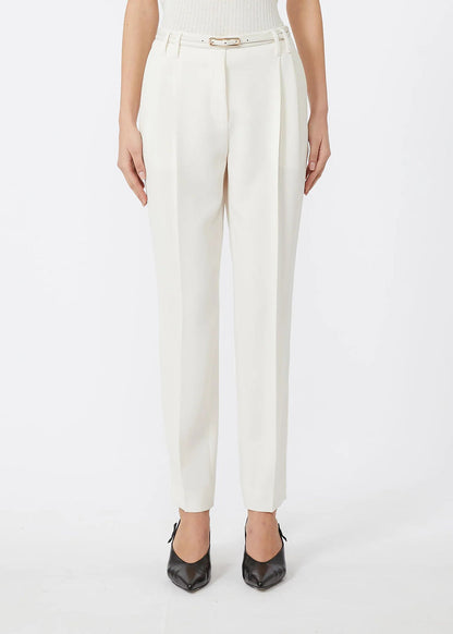 Gisella Pant In Ivory by Max Mara Studio