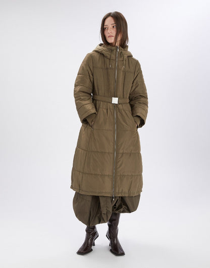 SCUTTLE PADDED LONG PARKA WAISTED