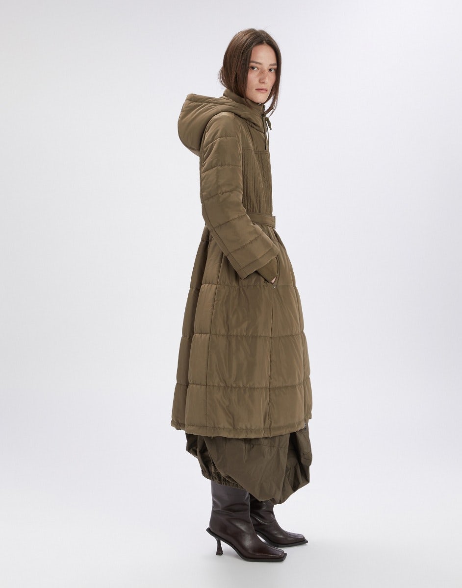 SCUTTLE PADDED LONG PARKA WAISTED
