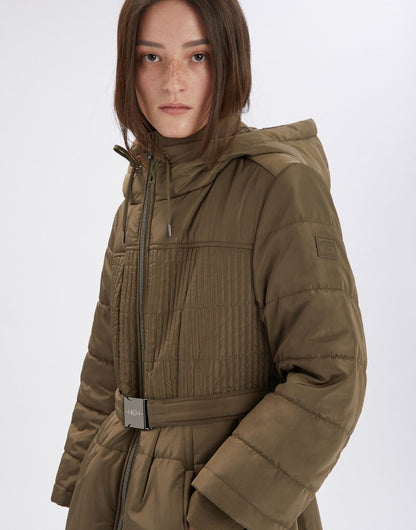 SCUTTLE PADDED LONG PARKA WAISTED