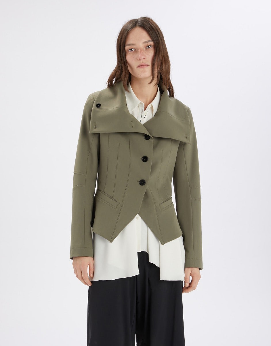 SCRUNCH CADY CREPE JACKET